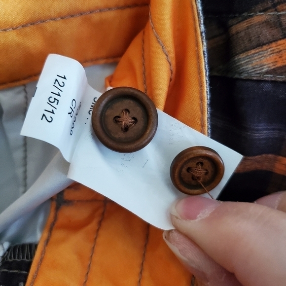 NWT 3rd & Army Mens Graphic Orange Board Shorts Size 34 - Picture 9 of 10